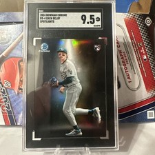 2024 Bowman Chrome Zack Gelof Rookie Spotlight #BS-4 Oakland Athletics SGC 9.5