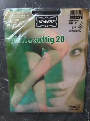 Kunert Glatt & Softig Feinstrumpfhose III 42-44 grau 20den Chinchillan Tights