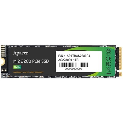 Apacer 1TB AS2280P4 M.2 2280 NVMe PCIe Gen3 x4 Internal SSD AP1TBAS2280P4 Bulk