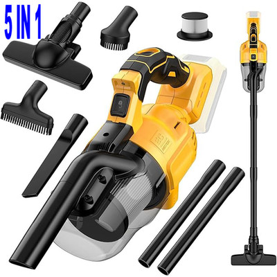 5 in 1 Cordless Vacuum Cleaner with 20V Battery Handheld Electric Vacuum Cleaner