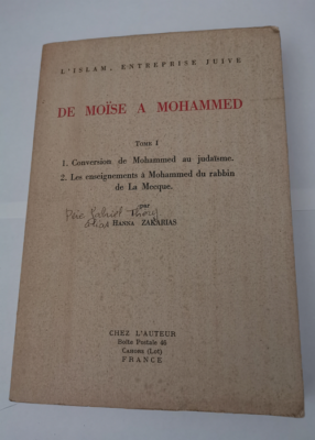 DE MOISE A MOHAMMED HANNA ZAKARIAS