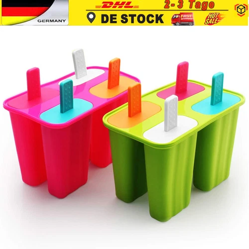 Eisformen Eis am Stiel Silikon Eisformen Wassereis Formen DIY Popsicle Formen
