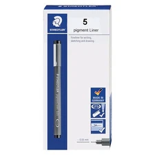 Pigment Liner Fineliner Pen for Drawing Drafting Journaling 0.05mm Black Box ...