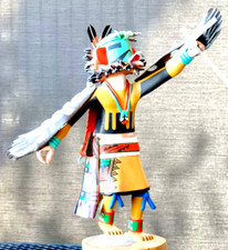 Hopi Eagle Kachina by William James 12" Tall x 12" Wide MINT