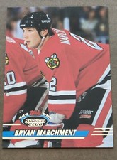 1993-94 Stadium Club Bryan Marchment Chicago Blackhawks #161