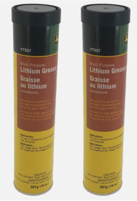 2 tubes- John Deere Multi-Purpose Lithium Complex Grease #PT507