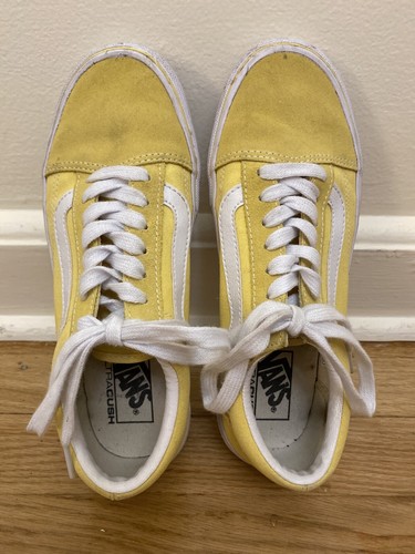 vans ultracush yellow