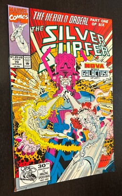 SILVER SURFER #70 (Marvel Comics 1992) -- Galactus Cover -- NM-