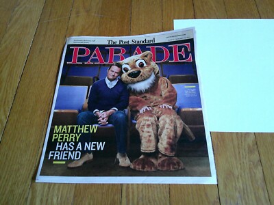 Matthew Perry Collectible Newspaper Article Parade Magazine 2011 Mr Sunshine