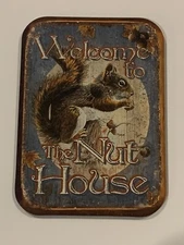 WELCOME TO THE NUT HOUSE MAGNET 2.5” X 3.5” ROUNDED CORNERS