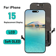 6.1"Soft OLED Display For Phone 15 LCD Screen Replacement Digitizer Assembly Lot