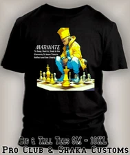 Pro Club Shaka God's Marinate Chessboard Graphic Tee Shirt Big Tall Small Tshirt
