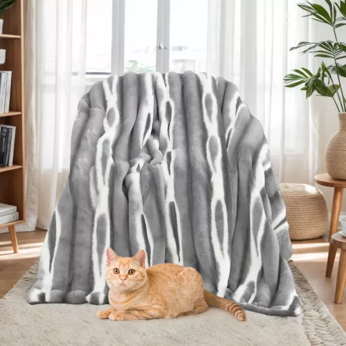Plush Bed Blanket Mink Blankets Luxury Heavy Thick Warm Soft Winter Sofa Blanket - Picture 44 of 63