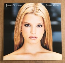 Jessica Simpson - Sweet Kisses RARE original promo 12 x 12 poster flat '99