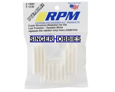 RPM 72201 Losi Promoto MX Dirtbike Crash Structure (DYABLE WHITE) HH