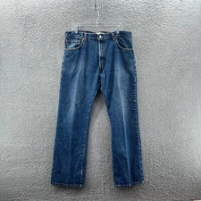 Levis 517 Jeans Mens 38 X 32 Boot Cut Blue Denim Western Cowboy