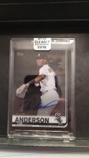Tim Anderson Auto Black /75 2019 Topps Clearly Authentic #CAA-TA