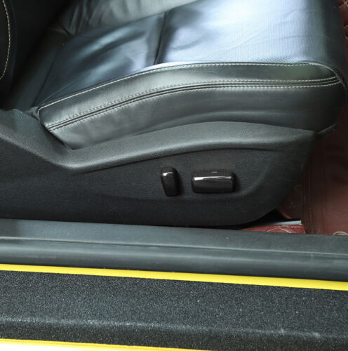 Interruptor de manija de ajuste de asiento negro botón bisel de ajuste para Chevrolet Camaro 2010-2015 - Imagen 4 de 6