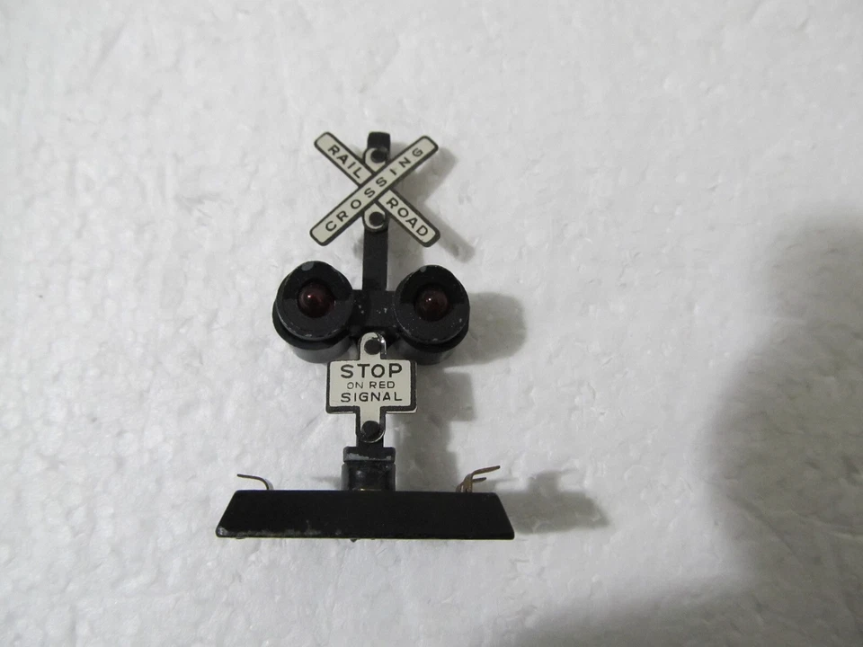 MARX Vintage Model Train HO Gauge Operating Crossing Flasher Original Box 7421 - Image 3 of 4
