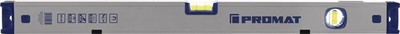 Magnetwasserwaage L.80cm 0,5mm/m genau Blocklibellen PROMAT silberf.elox.