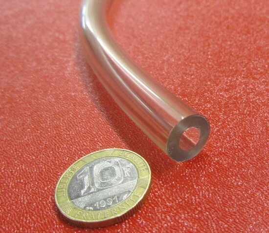 PVC Tubing, Clear, 1/2" OD x 1/4" ID x 1/8" Wall x 25 Foot Coil - Image 2 of 4