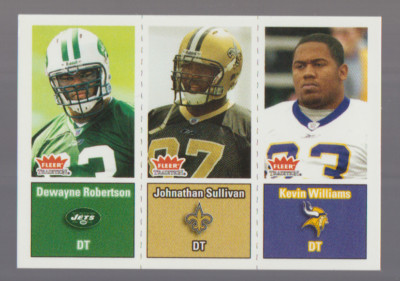 2003 Fleer Tradition Minis /125 Sullivan Robertson KEVIN WILLIAMS RC Future HOF