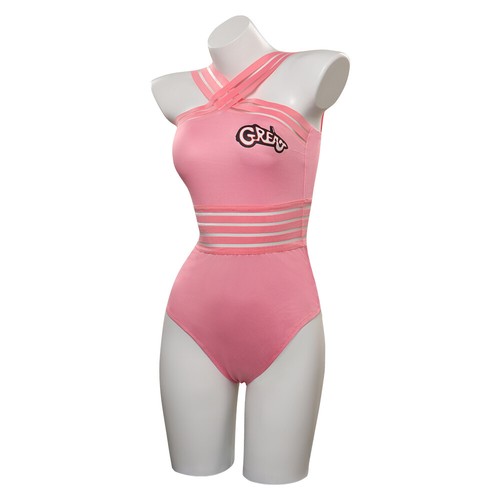 Grease: Rydell High Cheerleader pink lady swimsuit Cosplay swimming clothing New - Picture 3 of 10