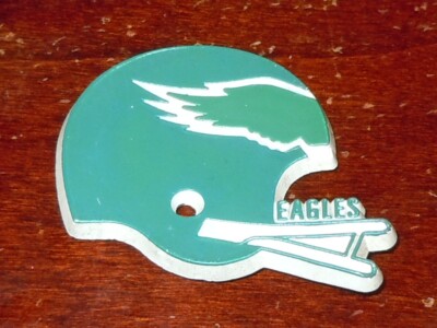 NFL Vtg PHILADELPHIA EAGLES GREEN WING RUBBER Football MAGNET Standings Board