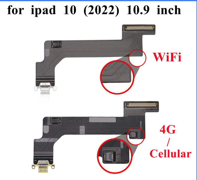 For iPad 10 2022 10.9 Inch A2696 A2757 Charging Charger Port