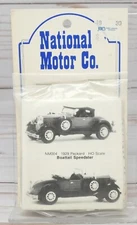 National Motor Co. NM004, 1929 Packard Bobtail Speedster, Pewter 1/87 HO Scale