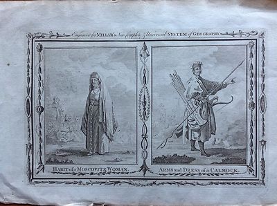 Habits Dress Women Moscow Arms Costume Calmock Aquaforte 1784 Millar