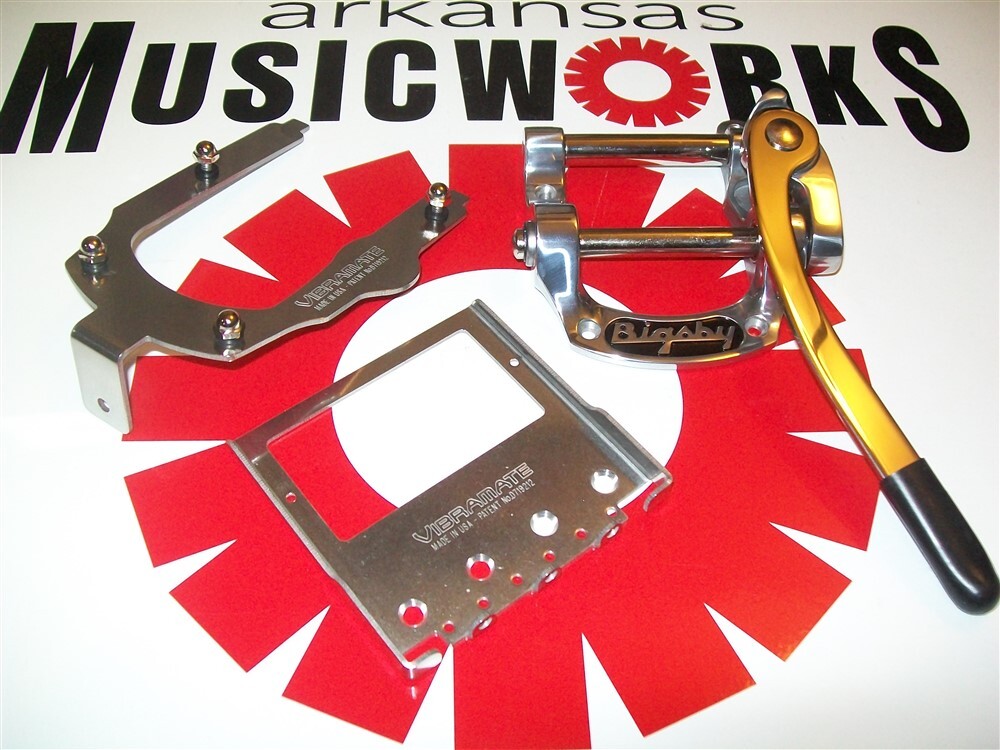 bigsby b5 vibramate v5c セット NEW - Bigsby B5 & Vibramate V5 Mount Kit For Vintage Tele