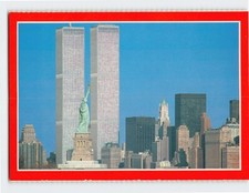 Postcard The magnificent Twin Towers of the World Trade Center USA