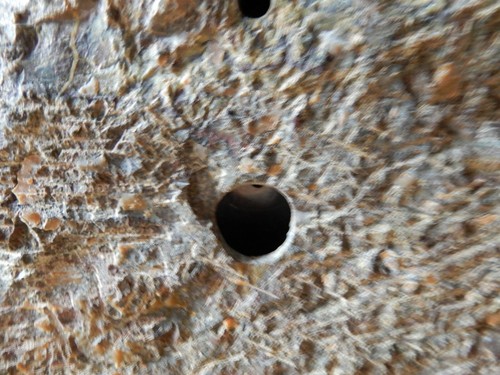 Mid-century, SB Shortland Aneroid Barometer, Mounted in Chunky Serpentine Rock - Picture 12 of 12