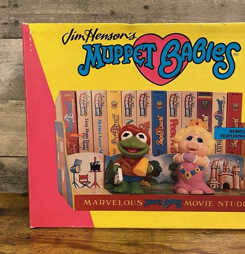 Vintage 1989 Jim Henson Muppet Babies Storybook VHS Movie Display Case ~ Rare - Bild 2 von 20