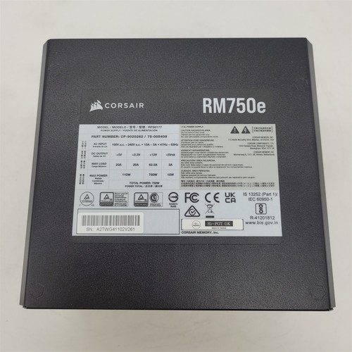Corsair RM750e Fully Modular Low-Noise Power Supply 80 Plus Gold -NOT WORKING- - Bild 4 von 5