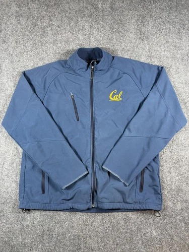 Port Authority Cal Berkeley Golden Bears Soft Shell Jacket Mens XL Blue Full Zip - product listing photo