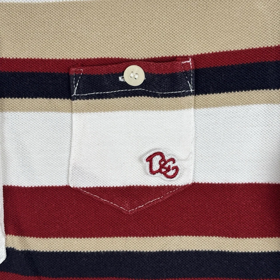 Camisa Polo Dolce & Gabbana Mujer Grande Diseñador Vintage Blanca Manga Corta Y2K Foto 2 de 4