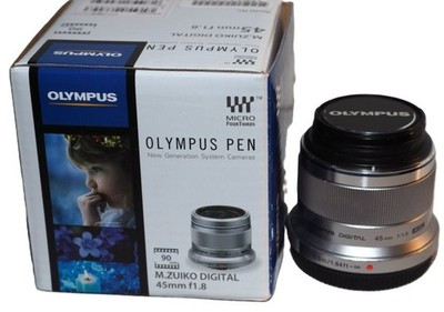 FESTBRENNWEITE OLYMPUS M.ZUIKO DIGITAL 1,8/45 ''MFT'' PREMIUM;