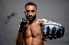 Jai Herbert Lightweight UFC MMA Fighter Signed 12x8 Boxing Jab Photo +Dealer COA