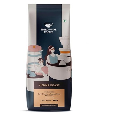 Third Wave Vienna Roast Dark Coffee 250g Arabica Espresso Fine Grind Fresh Bag