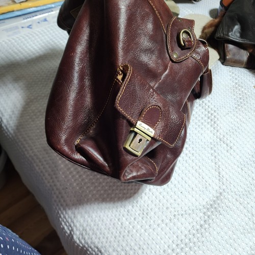 BORSA WEEKENDER DA VIAGGIO TOSCANA IN PELLE EUC XL - Foto 6 di 12