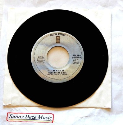 The Eagles   Best Of My Love / Ol' '55 - A 1974 Vinyl 7'' Single Record E-45218