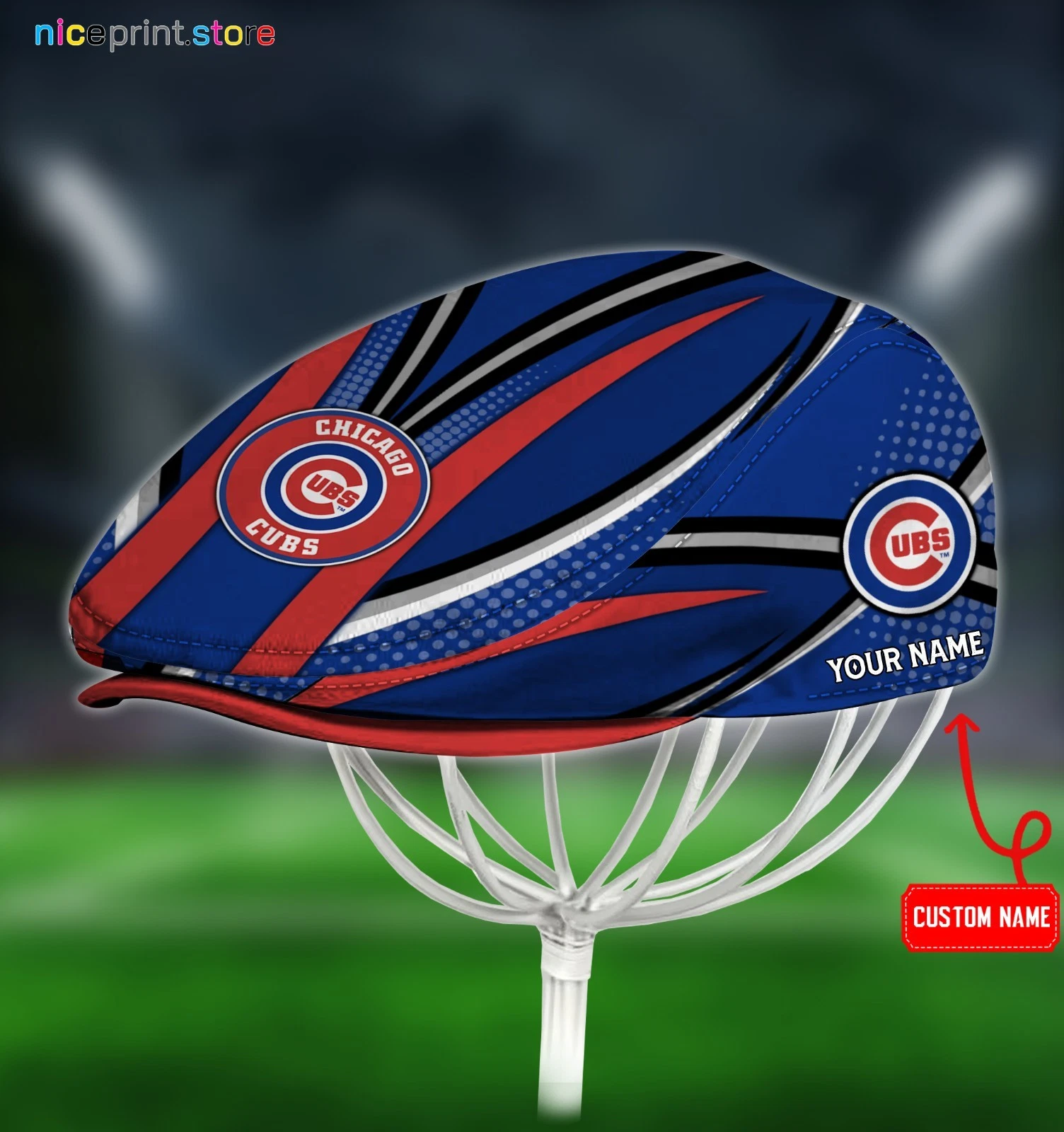 Chicago Team Cub*s Jeff Cap Jeff Cap Driving Cap Golf Cap For Men