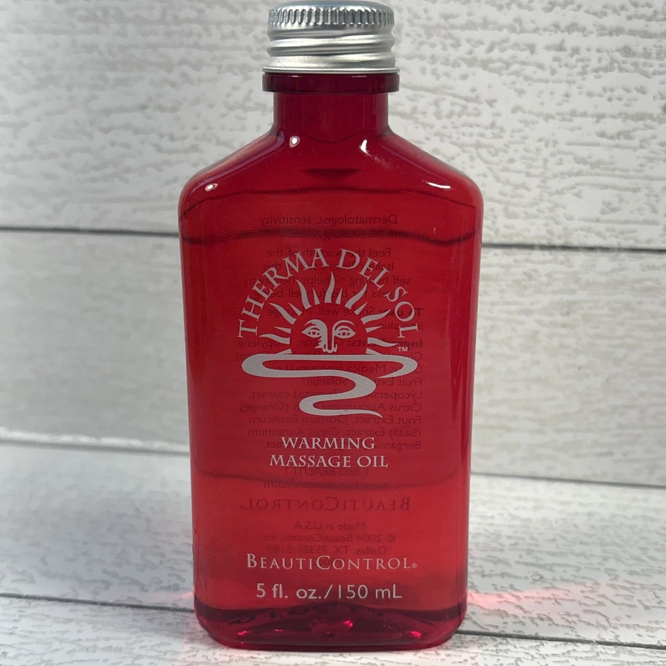 BeautiControl Therma Del Sol Warming Massage Oil 5 Oz & Partial Bubble Bath - Image 2 of 4
