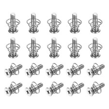 40 Pcs M2.5x10mm GPU Graphics Card Back Plate Heatsink Spring Screws