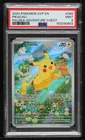 Pikachu (Paldea Adventure Chest) Holo Pokémon Scarlet & Violet Black Star PSA 9