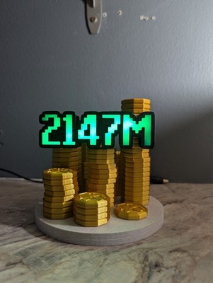 OSRS Runescape Max Gold Stack LED Desklamp Type C