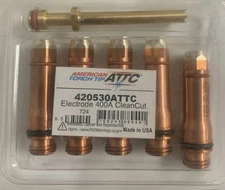 AMERICAN TORCH TIP 420530ATTC Electrode 400A Electrode CleanCut series 5pack