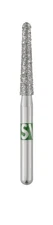 SS White 856L-018C Piranha FG Long Round End Taper Coarse Grit Diamond Burs 25Pk